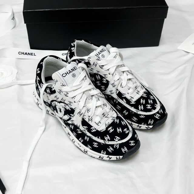 CHANEL シャネル スニーカー 38 激安大特価! 15840円 www.panda92.fr