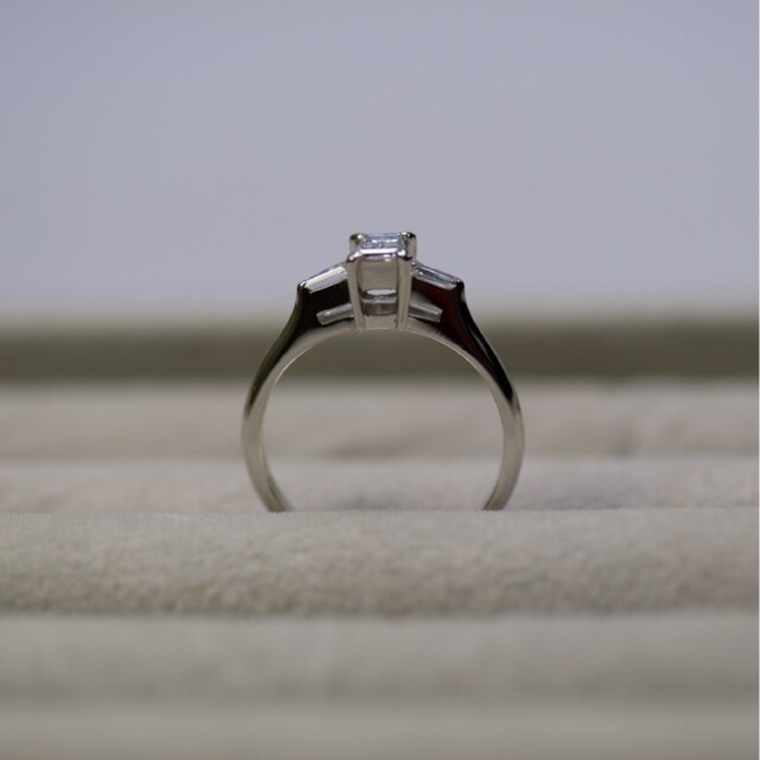 Pt900　0.31ct　0.11ct　11号　ダイヤモンドリング レディースのアクセサリー(リング(指輪))の商品写真