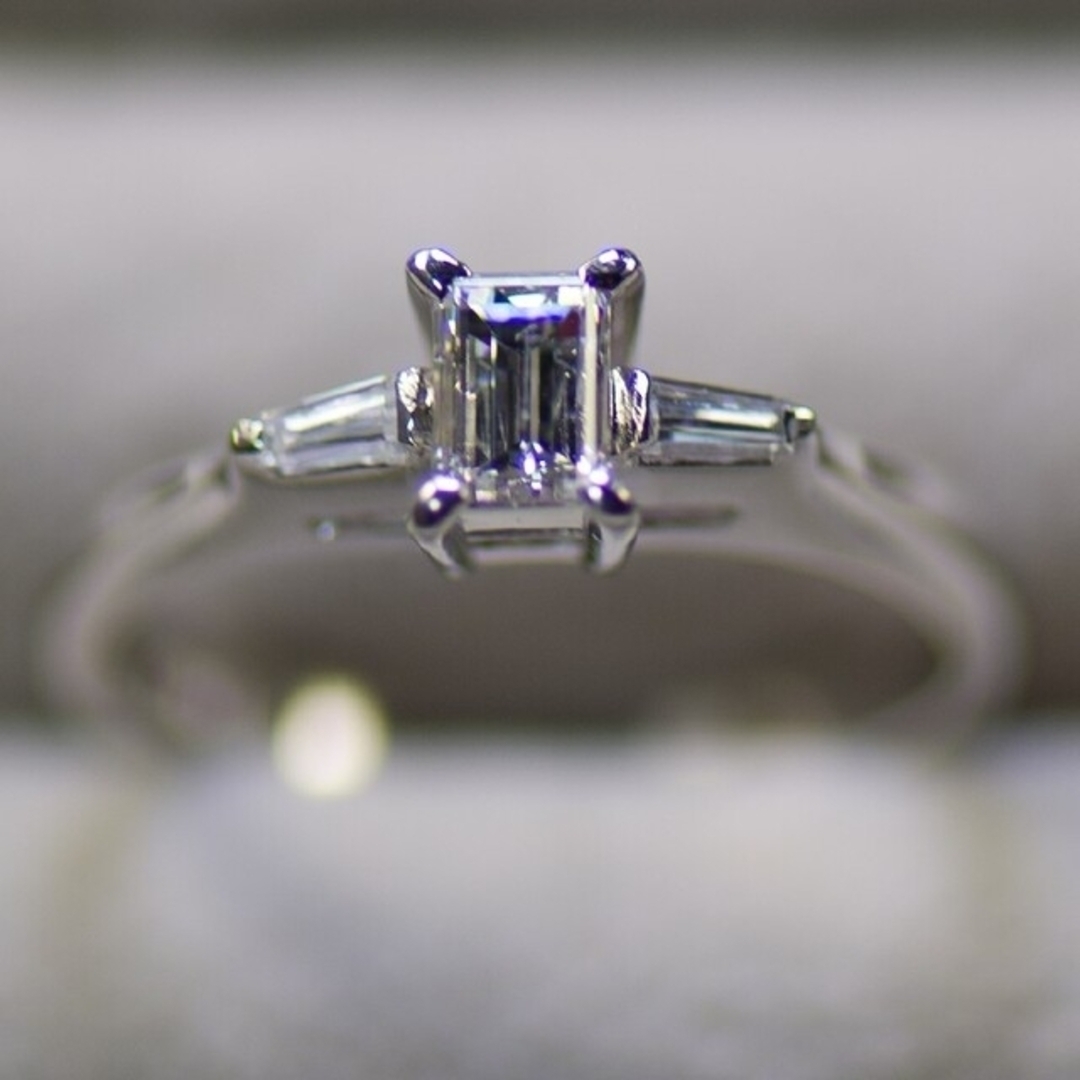 Pt900　0.31ct　0.11ct　11号　ダイヤモンドリング レディースのアクセサリー(リング(指輪))の商品写真