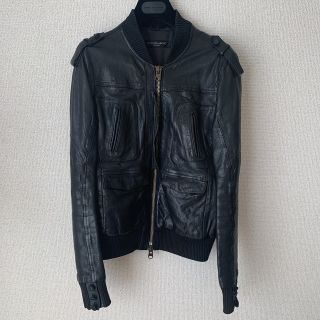 マルタンマルジェラ(Maison Martin Margiela)の定価18万　完売品　GOLDEN GOOSE DELUXE レザージャケット(レザージャケット)