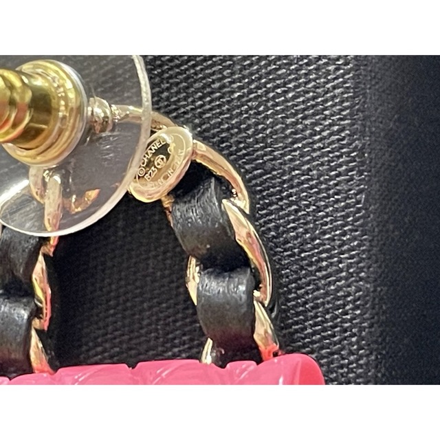 CHANEL - CHANEL シャネル マトラッセ バッグ ピアス ピンク ココ