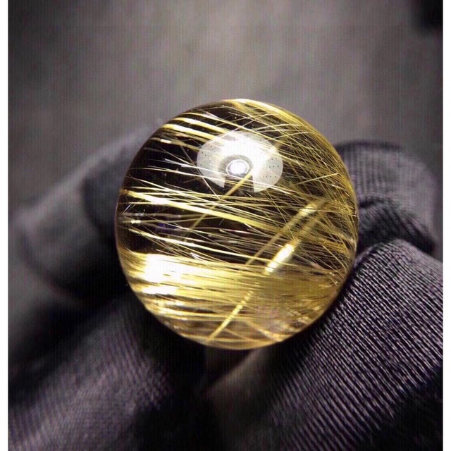 ⭐︎【天然】タイチンクオーツ 丸玉 22.8mm | ibirajuba.pe.gov.br