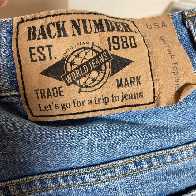 BACK NUMBER(バックナンバー)の8a182 Back Number メンズ　ジーンズ　お洒落 メンズのパンツ(デニム/ジーンズ)の商品写真