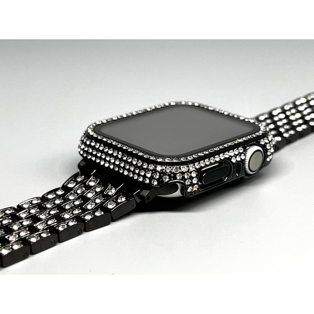 BB⭐︎アップルウォッチ ケースAppleWatch パヴェジュエル バンド