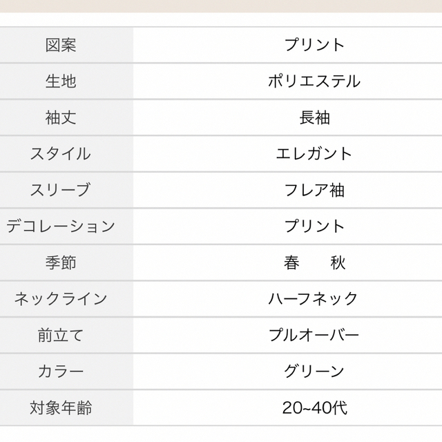 新品 スピーカー スリーブプリント ハーフネックブラウス レディースのトップス(シャツ/ブラウス(長袖/七分))の商品写真