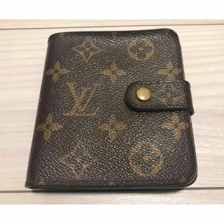 ルイヴィトン(LOUIS VUITTON)のルイヴィトン コンパクトジップ モノグラム 二つ折り財布(財布)