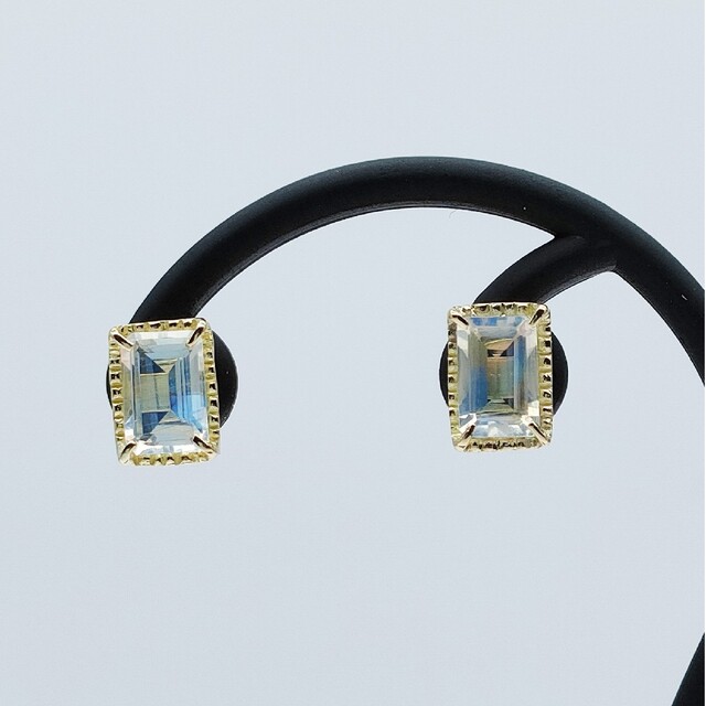 K18ラブラドライトピアス | www.jarussi.com.br