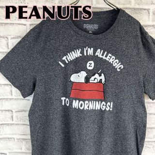 ピーナッツ(PEANUTS)のPEANUTS ピーナッツ スヌーピー 居眠り キャラ Tシャツ 半袖 輸入品(Tシャツ/カットソー(半袖/袖なし))