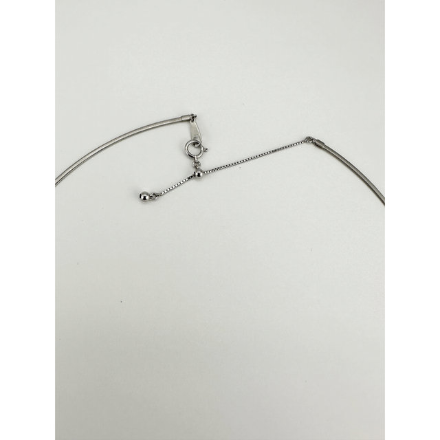 ❗️新品✨Pt850オメガネックレス 幅約1.4mm プラチナ ラウンド 48.0