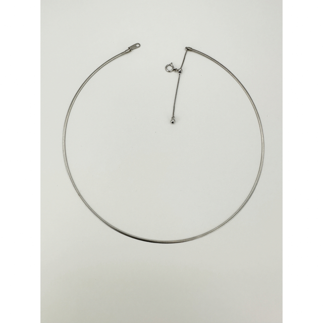 ❗️新品✨Pt850オメガネックレス 幅約1.4mm プラチナ ラウンド 48.0