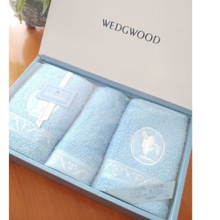 ウェッジウッド(WEDGWOOD)のお値下げ致しました。新品未使用　ウェッジウッドタオル3点セット(タオル/バス用品)