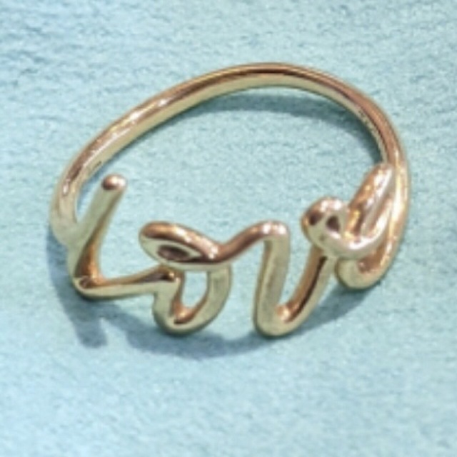 Tiffany & Co.(ティファニー)のTiffany パロマ グラフィティ ラブ リング イエローゴールド　スモール レディースのアクセサリー(リング(指輪))の商品写真
