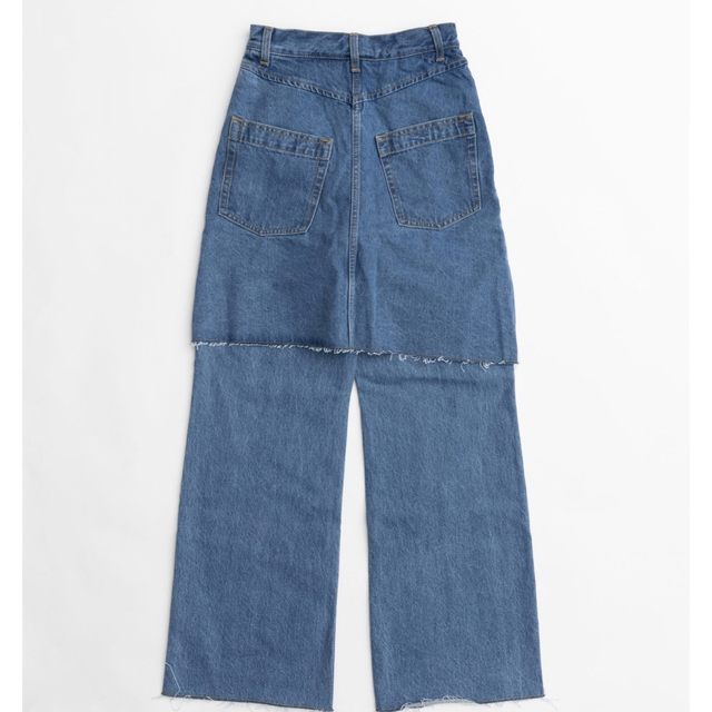 新品タグ付き⭐︎レイヤードラップデニムパンツ 36 | www.jarussi.com.br