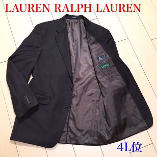 ラルフローレン(Ralph Lauren)の極美品★ラルフローレン テーラードジャケット ブラウン 茶 4L位 A403(テーラードジャケット)