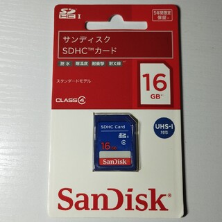サンディスク(SanDisk)のSanDisk SDHCカード 16GB SDSDB-016G-J35U(1コ入(その他)