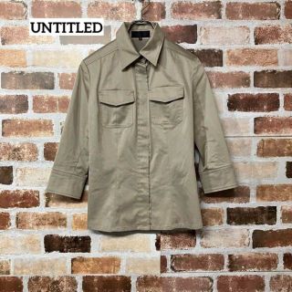 アンタイトル(UNTITLED)の【UNTITLED】日本製コットン混隠れボタンシャツジャケット(シャツ/ブラウス(長袖/七分))