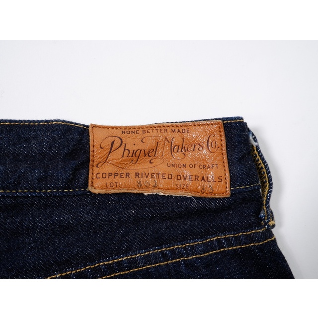 PHIGVEL(フィグベル)のPHIGVEL MAKERS & Co.フィグベル Lot302リジットデニム【2(W33))】【MDNA71214】 メンズのパンツ(デニム/ジーンズ)の商品写真