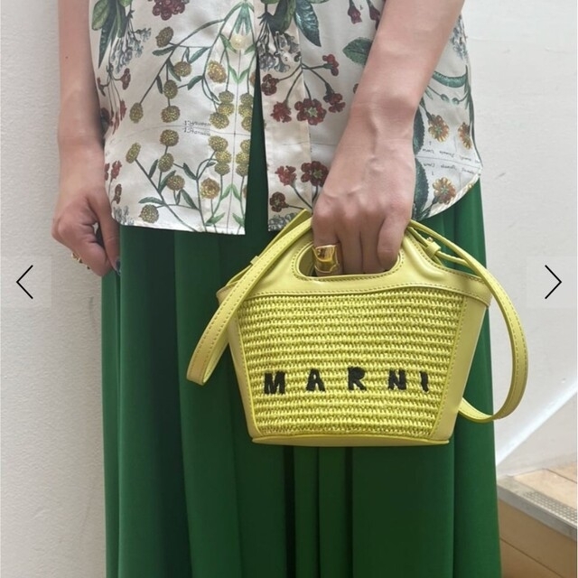 me様専用 marni マルニ かごバッグ トロピカリア マイクロ イエロー