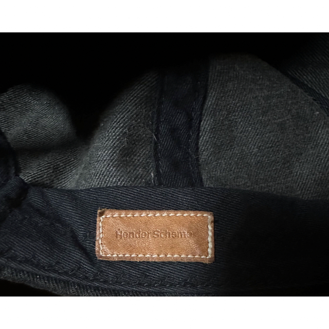 Hender Scheme(エンダースキーマ)のHender Scheme エンダースキーマ 2tone cap ブラック メンズの帽子(キャップ)の商品写真