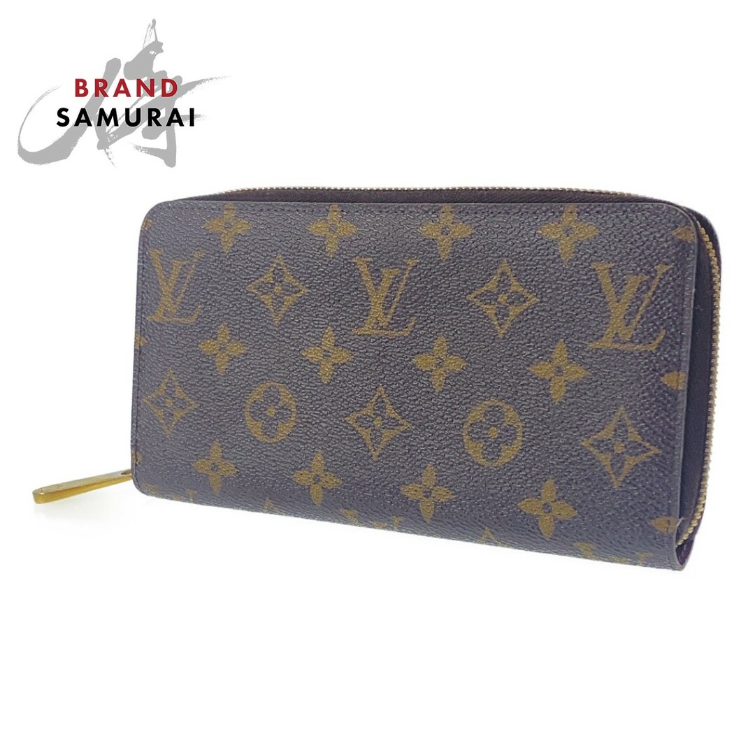 LOUIS VUITTON ルイヴィトン モノグラム ジッピーウォレット ブラウン レザー M600017 長財布 ラウンドファスナー ラウンドジップ レディース 400685