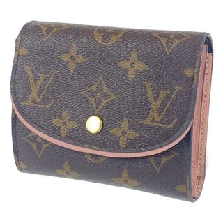 LOUIS VUITTON ルイヴィトン モノグラム ポルトフォイユ アリアンヌ ローズバレリーヌ ブラウン ピンク レザー M62037 三つ折り財布 レディース 400603