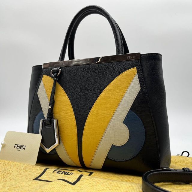 【美品】フェンディ FENDI モンスター プチトゥージュール ハンドバッグ