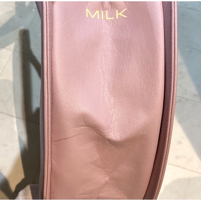 MILK(ミルク)のMILK ハートバック　ピンク レディースのバッグ(ハンドバッグ)の商品写真