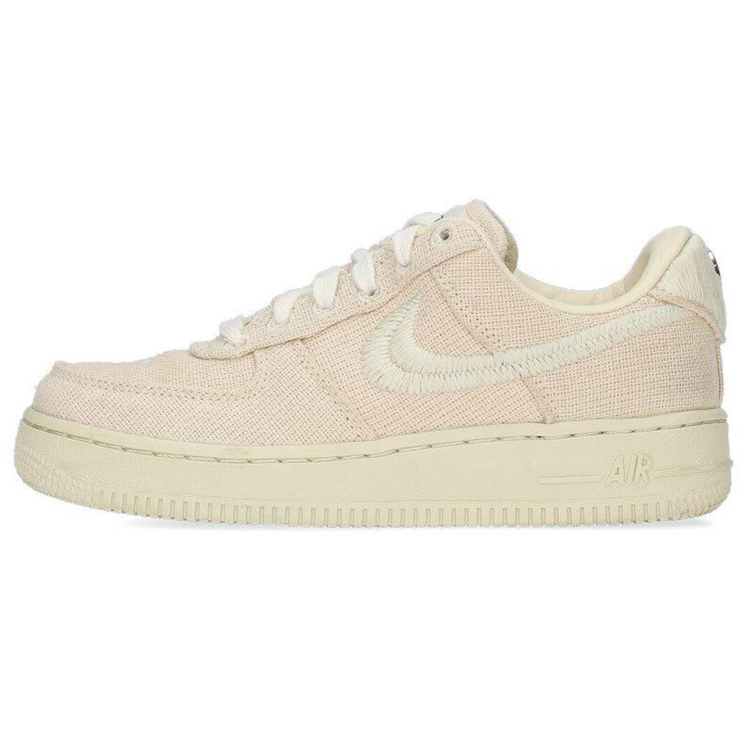 ナイキ ×ステューシー STUSSY  AIR FORCE 1 LOW FOSSIL STONE CZ9084-200 エアフォース1ロウフォッシルストーンスニーカー  メンズ 23cm