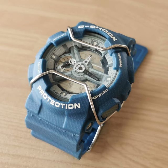 G-SHOCK GA-110 [デニムデザイン] バンパー メタル遊環