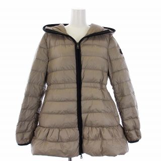 モンクレール(MONCLER)のモンクレール BUNIUM ダウンコート ショート丈 ジップアップ 0 ベージュ(ダウンコート)