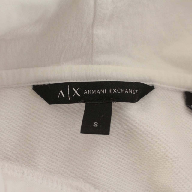 ARMANI EXCHANGE(アルマーニエクスチェンジ)のアルマーニエクスチェンジ スウェットワンピース サイドプリント S 白 レディースのワンピース(ミニワンピース)の商品写真