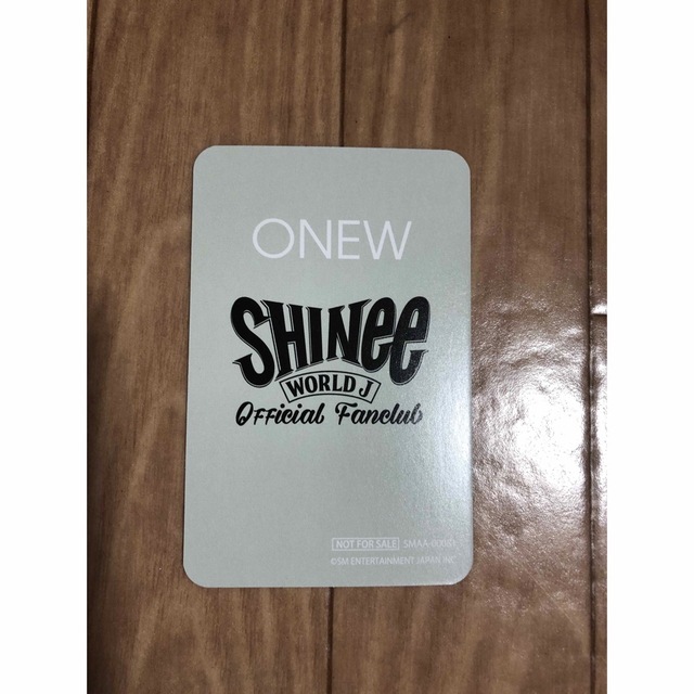 SHINee(シャイニー)のSHINeeオニュ O-NEW NOTEクリアトレカ&FC限定トレカ エンタメ/ホビーのタレントグッズ(アイドルグッズ)の商品写真