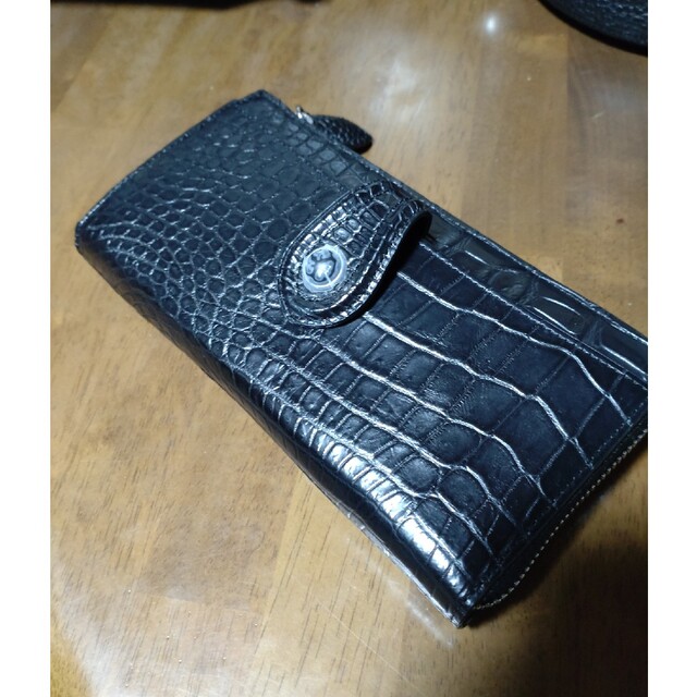 長財布　クロコダイル　三宝 レディースのファッション小物(財布)の商品写真