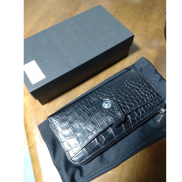 長財布　クロコダイル　三宝 レディースのファッション小物(財布)の商品写真