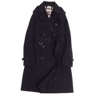 バーバリー(BURBERRY)のバーバリー BURBERRY コート トレンチコート THE WESTMINSTER LONG ウエストミンスター 英国製 アウター レディース UK0 USA00 ITA32 GER28(XXS相当) ブラック(トレンチコート)