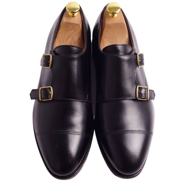 JOHN SMEDLEY(ジョンスメドレー)のジョンロブ JOHN LOBB レザーシューズ ダブルモンクストラップシューズ WILLIAM ウィリアム カーフレザー 革靴 メンズ 7.5(26cm相当) ブラック メンズの靴/シューズ(ドレス/ビジネス)の商品写真