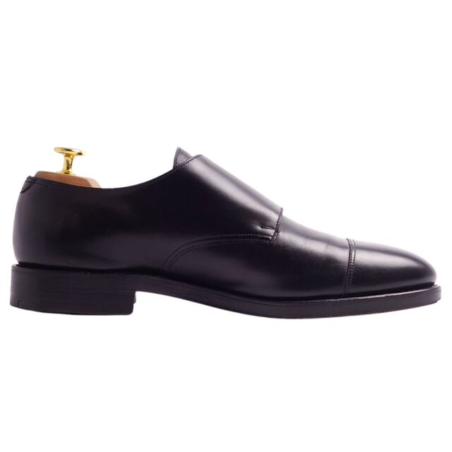 ジョンロブ JOHN LOBB レザーシューズ ダブルモンクストラップシューズ WILLIAM ウィリアム カーフレザー 革靴 メンズ 7.5(26cm相当) ブラック