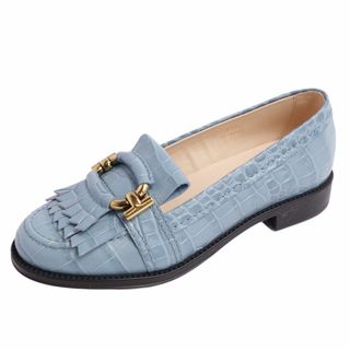 ⭐️新品未使用⭐️ TOD'Sクロコ型押しローファー　371/2