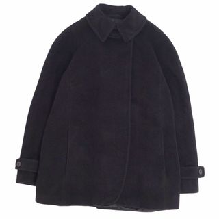 マックスマーラ(Max Mara)の美品 マックスマーラ Max Mara コート 白タグ ウール カシミヤ アウター レディース イタリア製 JI42 USA8 FB40 GB10(L相当) ブラック(その他)