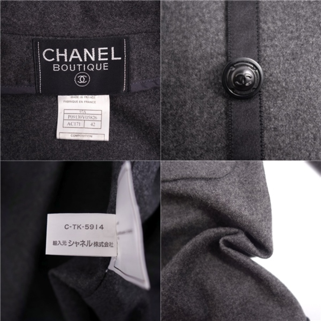 美品◎CHANEL パンツスーツ セットアップ ココマークボタン 美品◎CHANEL パンツスーツ セットアップ ココマークボタン