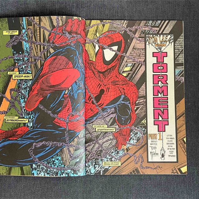 スパイダーマン #1(1990) マクファーレン カバー アメコミ リーフ スパイダーマン #1(1990) マクファーレン カバー アメコミ リーフ
