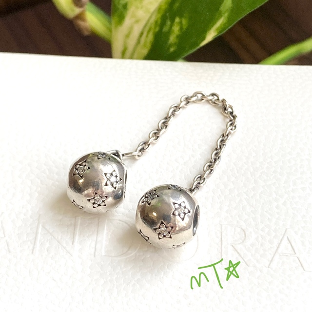 Pandora Star safety chain 星 セーフティチェーン レディースのアクセサリー(チャーム)の商品写真