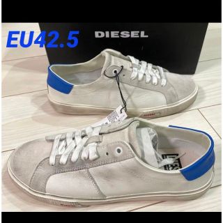 ディーゼル(DIESEL)の【新品】DIESEL (ディーゼル)  ホワイト/グレー EU42.5(スニーカー)