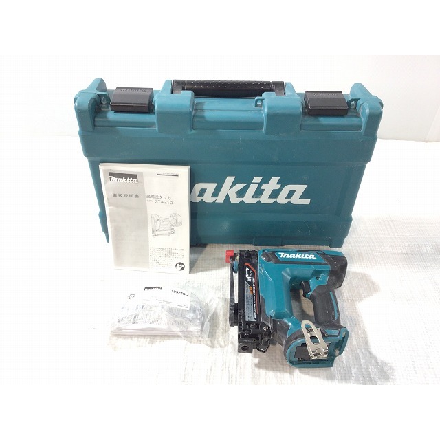 ☆品☆makita マキタ 18V 充電式タッカ ST421D 本体+ケース 69172 2