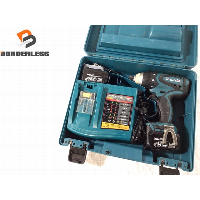 ☆比較的綺麗です☆ makita マキタ 14.4V 充電式4モードインパクトドライバ TP130DRFX バッテリー2個付き 充電器付き 69291