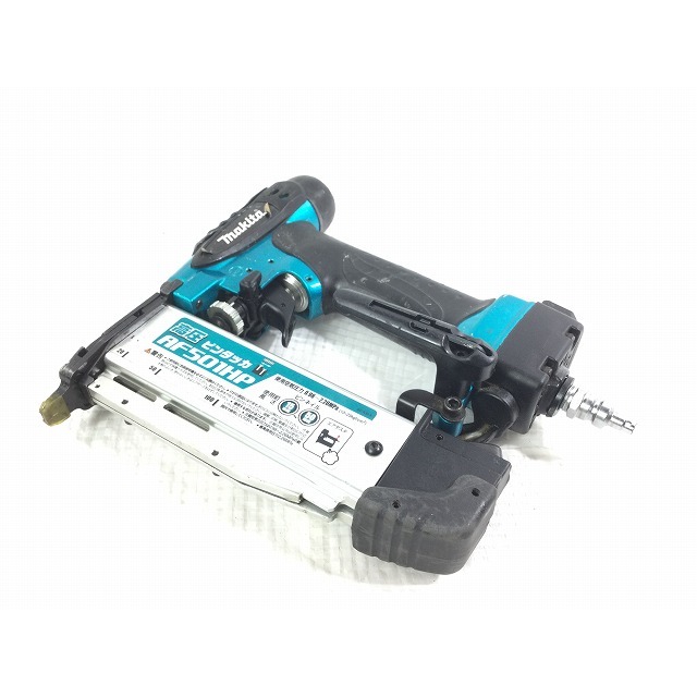 ☆中古品☆makita マキタ 50mm 高圧 ピンタッカ AF501HP ケース付き エアピンタッカー エアピンネイラー エアピン釘打機 68930