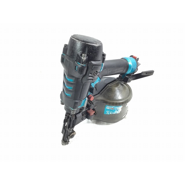 ☆品☆makita マキタ 65mm 高圧 エア釘打 AN633H 青 ブルー 釘打機 コイルネイラー エアーツール ケース付♪ 68990