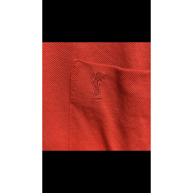 Yves Saint Laurent(イヴサンローラン)のYves Saint Laurent red polo shirt メンズのトップス(ポロシャツ)の商品写真