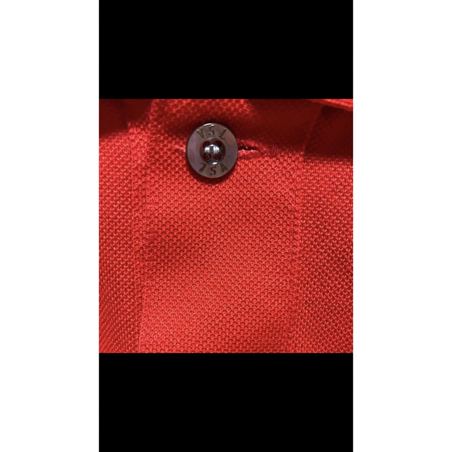 Yves Saint Laurent(イヴサンローラン)のYves Saint Laurent red polo shirt メンズのトップス(ポロシャツ)の商品写真