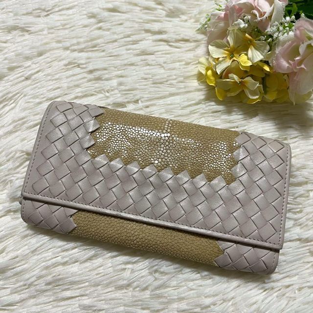 激レア✨BOTTEGA VENETA 長財布 ガルーシャ エイ イントレチャート